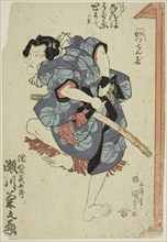 The actor Segawa Kikunojo V as Nuregami Chogoro, c. 1830, Utagawa Kunisada I (Toyokuni III),