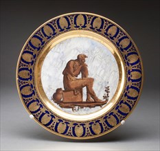 Plate, Early 19th century, Sèvres Porcelain Manufactory, French, founded 1740, Sèvres, Hard-paste