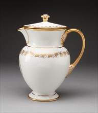 Covered Pitcher, 1839, Sèvres Porcelain Manufactory, French, founded 1740, Sèvres, Hard-paste