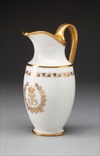 Pitcher, 1845, Sèvres Porcelain Manufactory, French, founded 1740, Sèvres, Hard-paste porcelain and