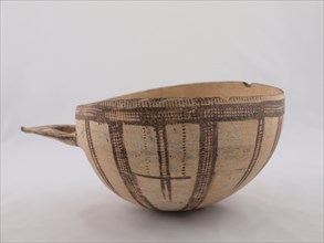 Bowl, Late Bronze Age, about 1450/1200 BC, Cypriot, Cyprus, terracotta, 11 × 24.3 × 18 cm (4 1/4 ×