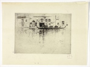 Gondolas and Venetian Palace, c. 1880, Robert Frederick Blum, American, 1857-1903, United States,