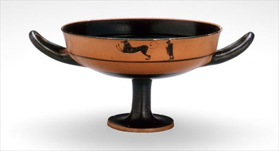 Kylix (Drinking Cup), about 540/530 BC, Greek, Athens, Arsinoë, terracotta, decorated in the