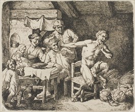 The Satyr in Peasant’s House, 1764, Christian Wilhelm Ernst Dietrich, German, 1712-1774, Germany,