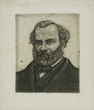 Portrait of Armand Guéraud of Nantes, Printer and Man of Letters, 1861–62, Charles Meryon, French,