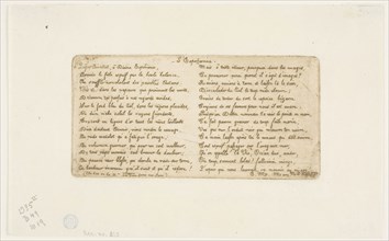 L’Esperance (verse to accompany Pont-au-Change), 1854, Charles Meryon, French, 1821-1868, France,