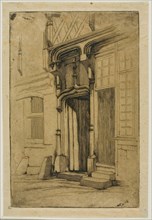 Doorway of an Ancient Convent, in the rue Mirabeau, Bourges, 1851, Charles Meryon, French,