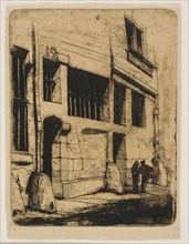 La rue des Mauvais Garçons, 1854, Charles Meryon, French, 1821-1868, France, Etching with roulette