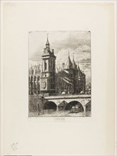 The Clock Tower, Paris, 1852, Charles Meryon (French, 1821-1868), printed by Auguste Delâtre