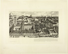 Collège Henry IV (or Lycée Napoléon), Paris, 1863–64, Charles Meryon (French, 1821-1868), printed