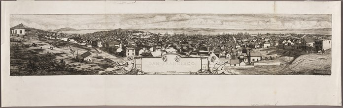 San Francisco, 1855–56, Charles Meryon (French, 1821-1868), printed by Auguste Delâtre (French,