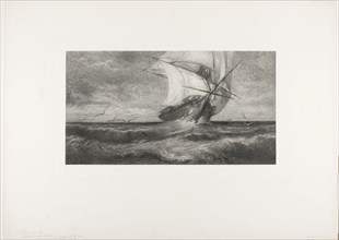 The Phantom Ship, c. 1870, Théophile Narcisse Chauvel (French, 1831-1910), after Charles Meryon