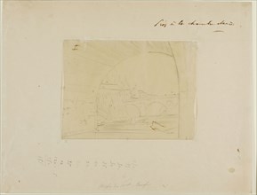 Study for an arch of Pont Notre-Dame, Paris, 1853, Charles Meryon, French, 1821-1868, France,