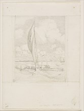 Swift-Sailing Proa, Mulgrave Archipelago, Oceania, 1866, Charles Meryon, French, 1821-1868, France,