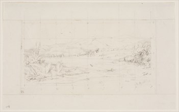 The Little French Colony at Akaroa, 1845, 1865, Charles Meryon, French, 1821-1868, France, Graphite