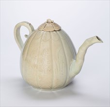 Ewer in the Form of a Melon with Bamboo Spout, Goryeo dynasty (918–1392), 12th century, Korea,
