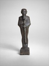 Statuette of Ptah, Late Period, Dynasty 26–30 (about 664–332 BC), Egyptian, Egypt, Copper alloy and