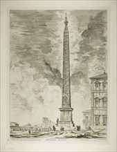Egyptian Obelisk. This was erected by Pope Sixtus V in the Piazza of St. John Lateran, from Views