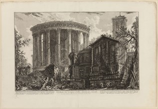 View of the Temple of the Sibyl at Tivoli, from Views of Rome, 1761, Giovanni Battista Piranesi,