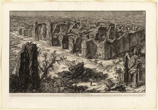 Ruins of the Antonine Baths [Baths of Caracalla], from Views of Rome, 1765, published 1800–07,