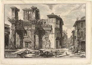 View of the Remains of the Forum of Nerva, from Views of Rome, 1770, Giovanni Battista Piranesi,