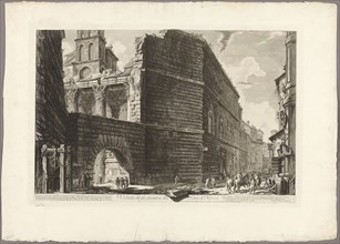 View of the Remains of the Forum of Nerva, from Views of Rome, 1757, Giovanni Battista Piranesi,