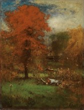 The Mill Pond, 1889, George Inness, American, 1825–1894, United States, Oil on canvas, 95.9 × 75.6