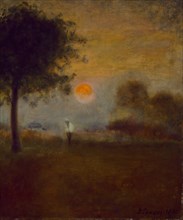 Moonrise, 1891, George Inness, American, 1825–1894, United States, Oil on canvas, 76.5 × 64.1 cm