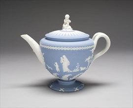 Teapot, 1775/80, Wedgwood Manufactory, England, founded 1759, Etruria, Staffordshire, England,