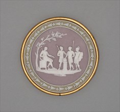 Medallion with Sacrifice, c. 1780, Wedgwood Manufactory, England, founded 1759, Burslem, Stoneware