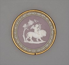 Plaque with Cupid and Lion, c. 1780, Wedgwood Manufactory, England, founded 1759, Burslem,