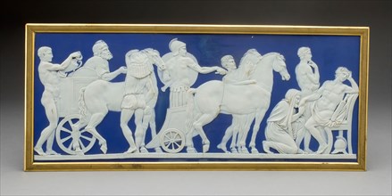 Plaque with Priam and Achilles, c. 1790, Wedgwood Manufactory, England, founded 1759, Burslem,