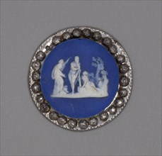 Button with Choice of Hercules, Late 18th century, Wedgwood Manufactory, England, founded 1759,