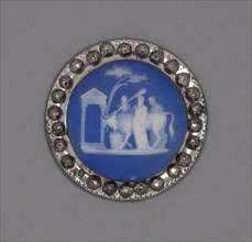 Button with Sacrifice of a Bull, Late 18th century, Wedgwood Manufactory, England, founded 1759,