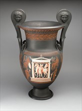Vase, 1850/75, Wedgwood Manufactory, England, founded 1759, Burslem, Stoneware (basaltware) with