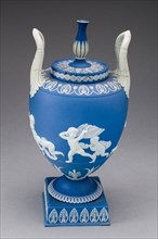 Vase, c. 1850, Wedgwood Manufactory, England, founded 1759, Burslem, Stoneware (jasperware), 28.3 ×