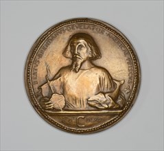Medal commemorating Saint Brendan, Discoverer, c. 1869, John Frederick Mowbray-Clarke, American,