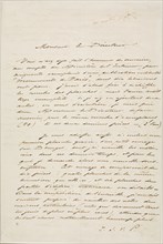 Charles Meryon Autographed Letter, March 24, 1854, Charles Meryon, French, 1821-1868, France, Brown