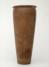 Vessel, Old Kingdom (?), Dynasties 3–8 (about 2686–2160 BC), Egyptian, Egypt, Stone, 14 × 6 × 6 cm