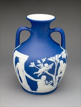 Portland Vase, 1860/80, Wedgwood Manufactory, England, founded 1759, Burslem, Stoneware