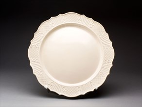Dish, 1750/59, England, Staffordshire, Staffordshire, Salt-glazed stoneware, Diam. 38 cm (15 1/4 in