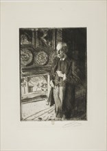 Henry Marquand, 1893, Anders Zorn, Swedish, 1860-1920, Sweden, Etching on ivory laid paper, 273 x