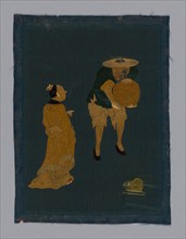 Panel (Furnishing fabric), Kangxi Period, Qing dynasty (1644–1911), 1800/50, China, One of four