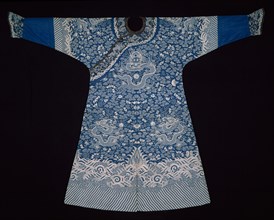 Emperor’s Jifu (Semiformal Court Robe), Qing dynasty (1644–1911), 1825/50, Manchu, China, Silk,