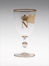Wine Glass, Mid 19th century, Attributed to Baccarat Glassworks, French, founded 1764, France,