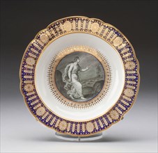 Soup Plate from the Hope Service Made for the Duke of Clarence, c. 1792, Worcester Porcelain