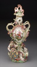 Potpourri Vase with Shepherdess, 1760/65, Chelsea Porcelain Manufactory, London, England, c.