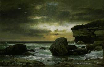 A Marine, c. 1874/75, George Inness, American, 1825–1894, United States, Oil on canvas, 76.8 × 114