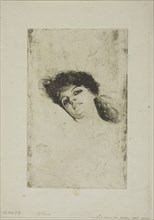 Mary, 1884, Anders Zorn, Swedish, 1860-1920, Sweden, Etching on off-white laid paper, 220 x 138 mm