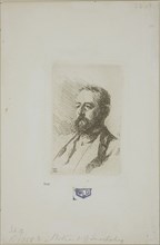 Carl Snoilsky, 1888, Anders Zorn, Swedish, 1860-1920, Sweden, Etching on white wove paper, 76 x 49